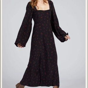 NWOT Free People Iris Midi Dress